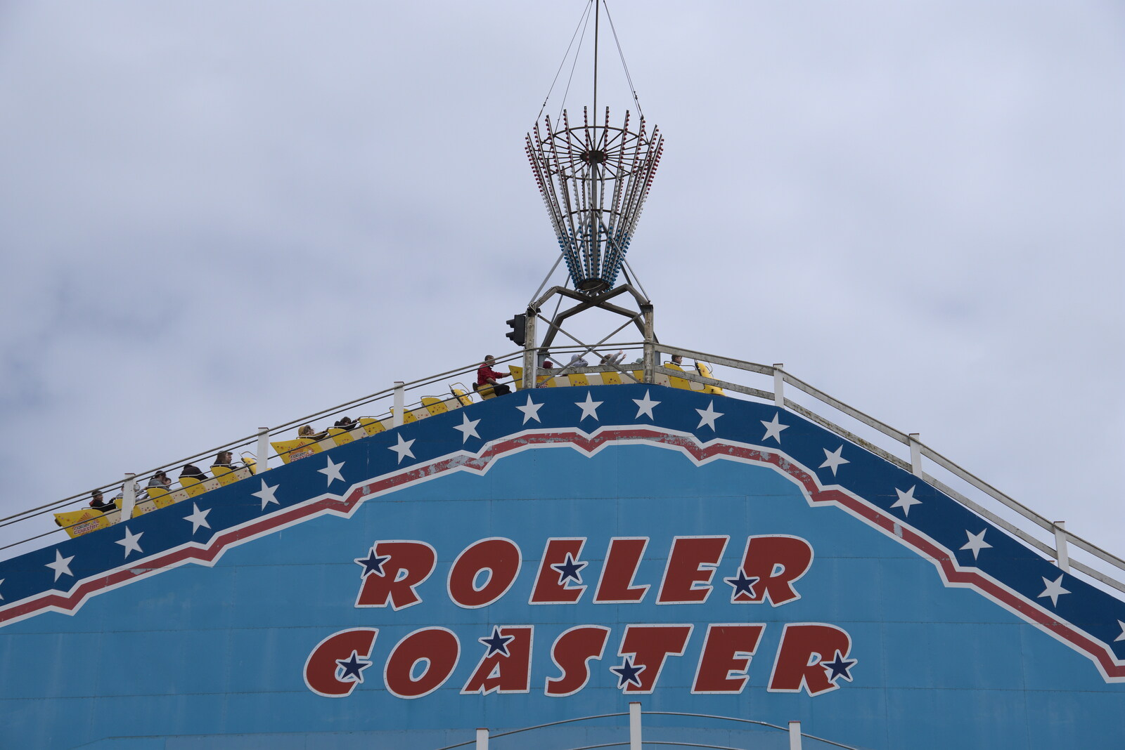 Roller Coaster: says it like it is from Faded Seaside Glamour: A Weekend in Great Yarmouth, Norfolk - 29th May 2022