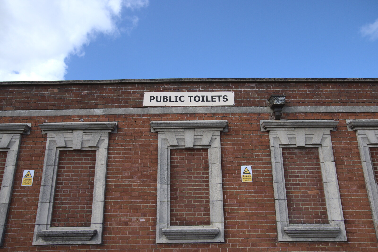 Even the public bogs are impressive from Faded Seaside Glamour: A Weekend in Great Yarmouth, Norfolk - 29th May 2022