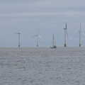 2022 A boat sails past Scroby windfarm