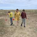 2022 Harry, Isobel and Fred in the dunes