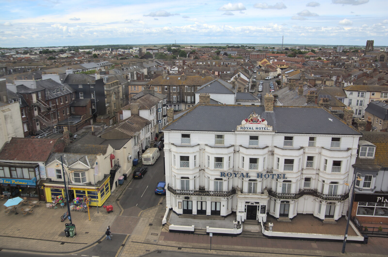 A view from the big ferris wheel from Faded Seaside Glamour: A Weekend in Great Yarmouth, Norfolk - 29th May 2022