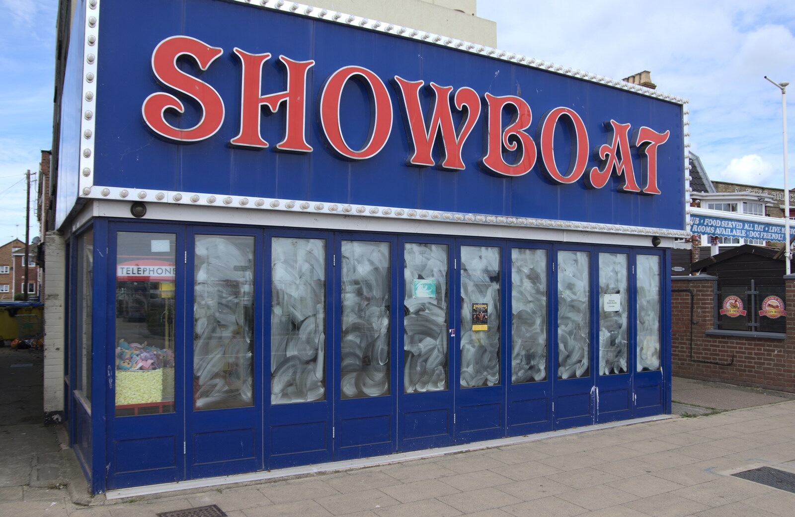 The closed-down Showboat from Faded Seaside Glamour: A Weekend in Great Yarmouth, Norfolk - 29th May 2022
