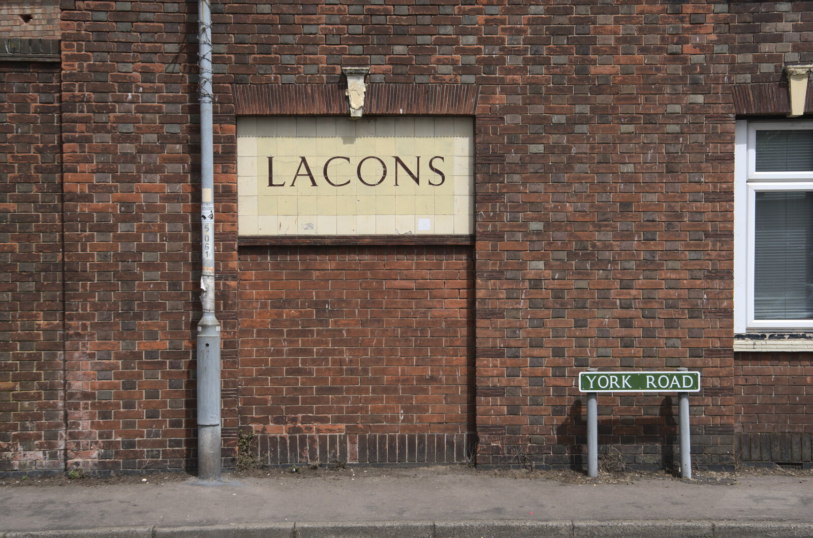 An old Lacons pub sign from Faded Seaside Glamour: A Weekend in Great Yarmouth, Norfolk - 29th May 2022