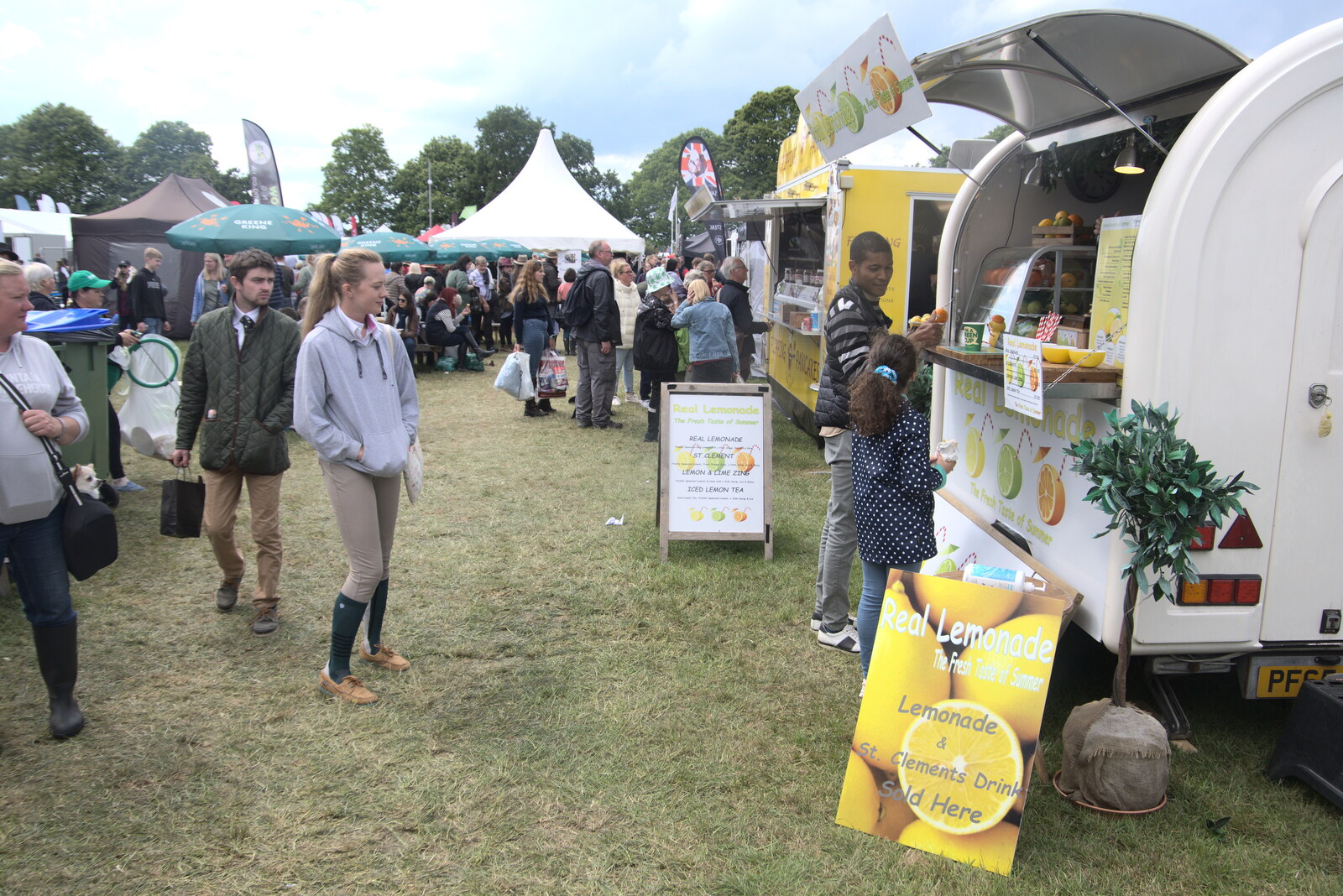 The Suffolk Show, Trinity Park, Ipswich - 1st June 2022: Food and drink stalls