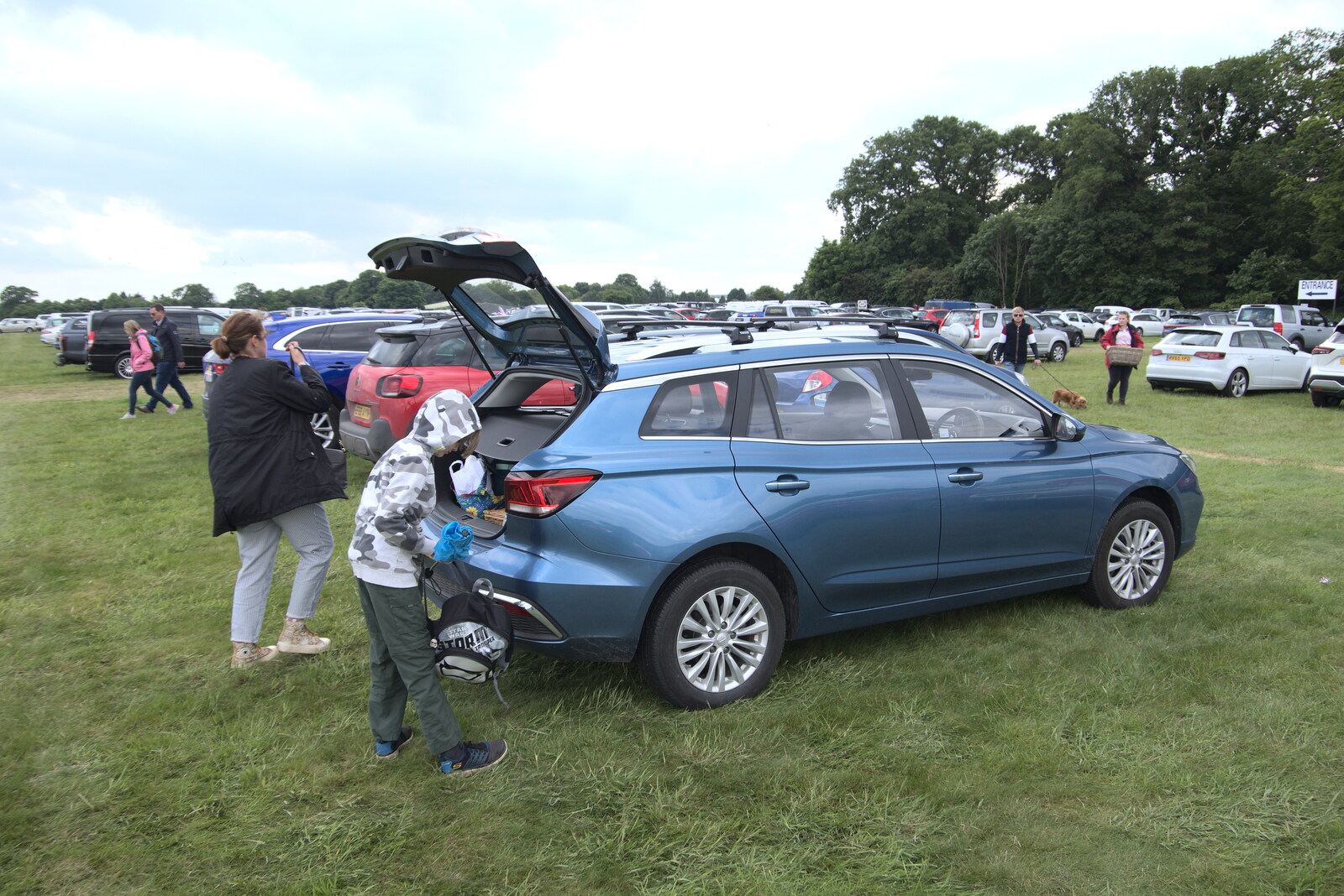 The Suffolk Show, Trinity Park, Ipswich - 1st June 2022: We're back at the car