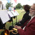 The Gislingham Silver Band at Barningham, Suffolk - 3rd June 2022, Ron - the 93 year old flugel player