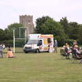 The Gislingham Silver Band at Barningham, Suffolk - 3rd June 2022, There's an ice-cream van on hand