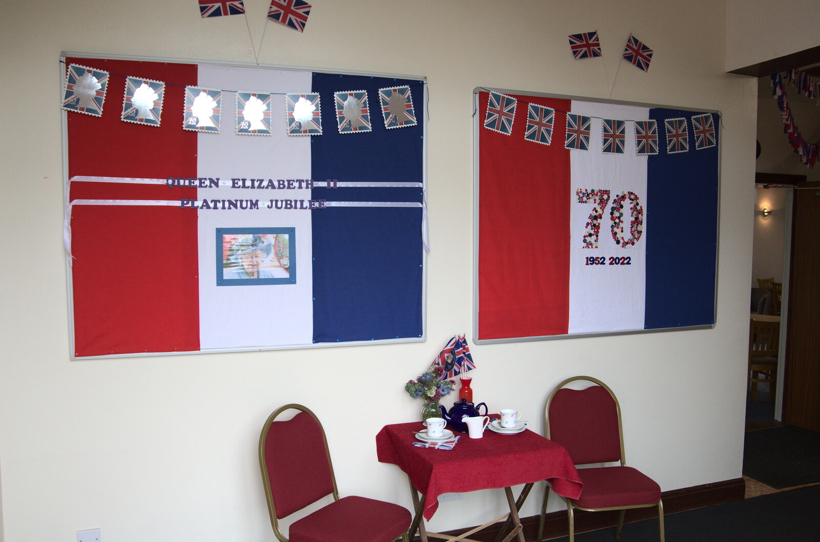 Platinum Jubilee Sunday in Palgrave, Brome and Coney Weston - 5th June 2022: Jubilee noticeboards