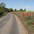 The road from Wickham Skeith, A Bike Ride Miscellany, Brome to Cotton, Suffolk - 6th June 2022