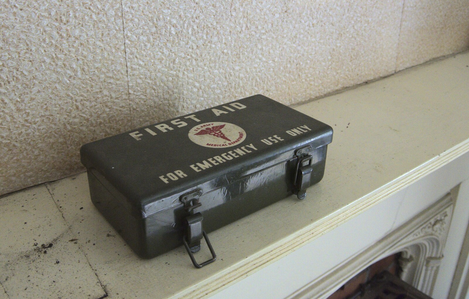 An original US Army Medical Department box from A 1940s Timewarp, Site 4, Bungay Airfield, Flixton, Suffolk - 9th June 2022