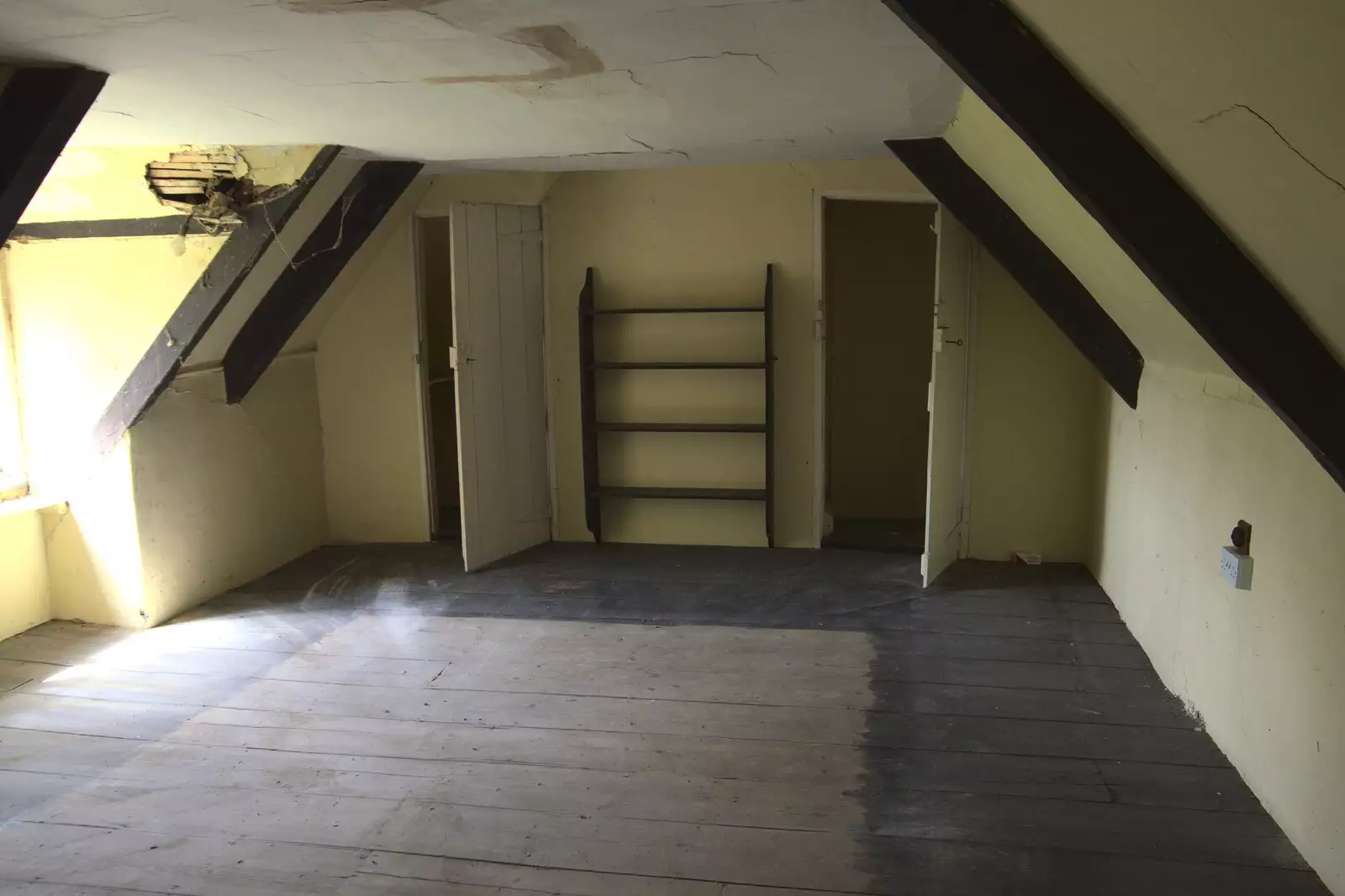 One of the upstairs attic rooms, from A 1940s Timewarp, Site 4, Bungay Airfield, Flixton, Suffolk - 9th June 2022
