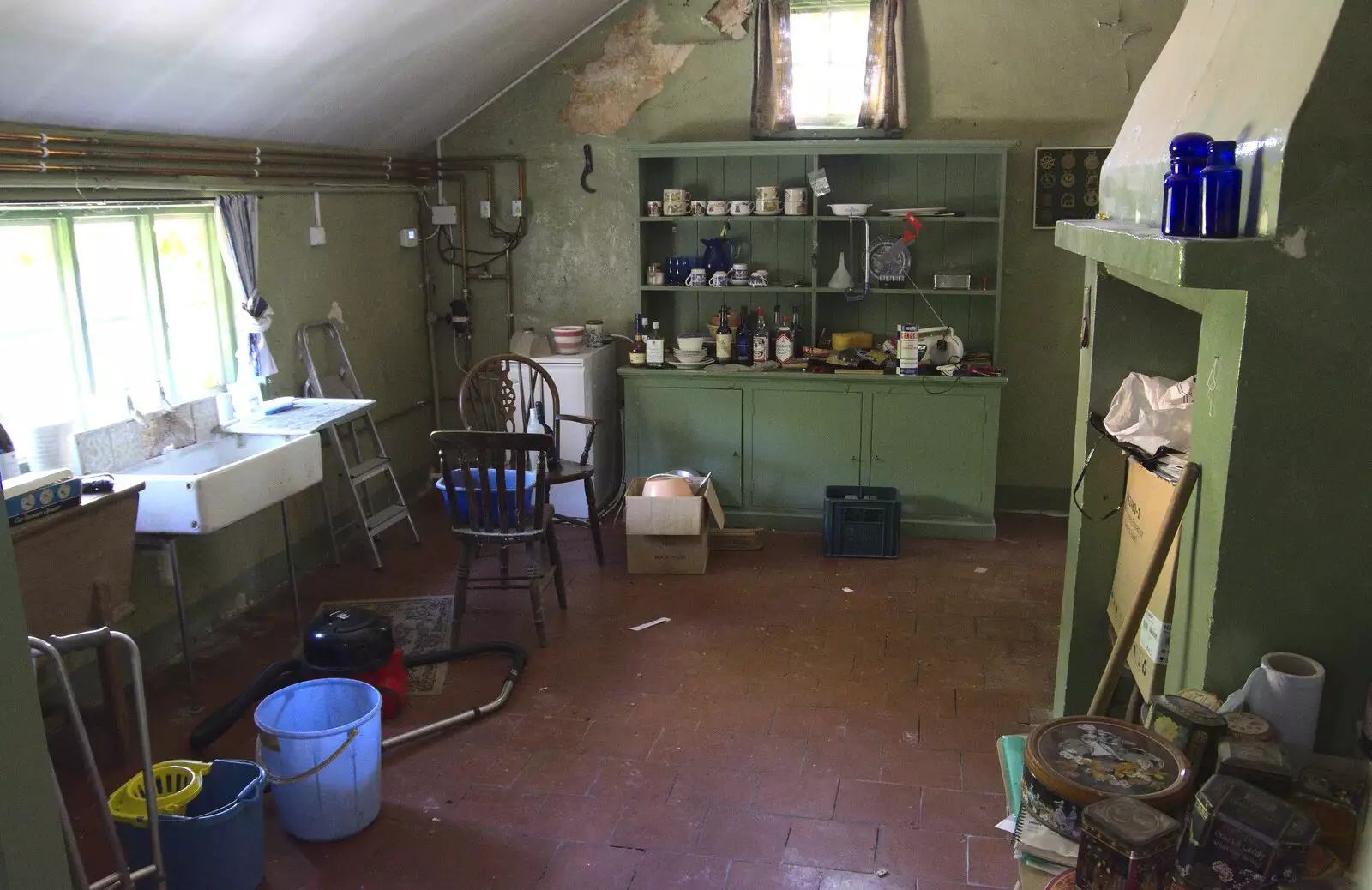 We're back in the kitchen, from A 1940s Timewarp, Site 4, Bungay Airfield, Flixton, Suffolk - 9th June 2022