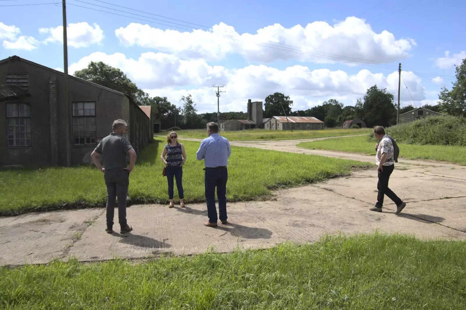 Roaming around outside, from A 1940s Timewarp, Site 4, Bungay Airfield, Flixton, Suffolk - 9th June 2022