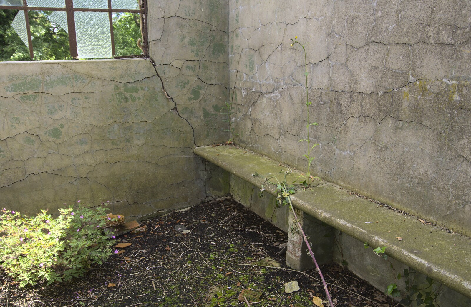 Part of a large shower block from A 1940s Timewarp, Site 4, Bungay Airfield, Flixton, Suffolk - 9th June 2022