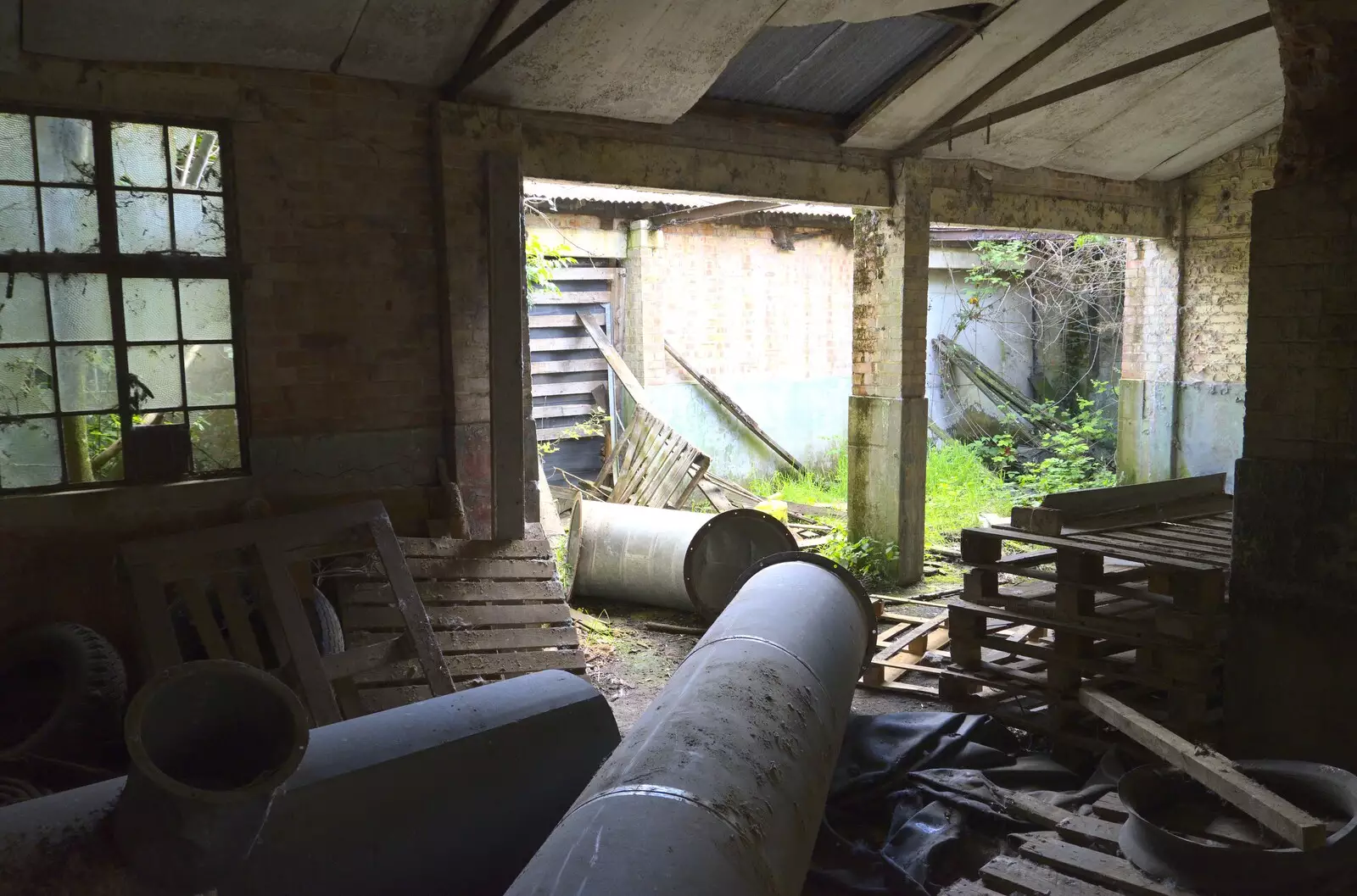 What looks like a former garage, from A 1940s Timewarp, Site 4, Bungay Airfield, Flixton, Suffolk - 9th June 2022