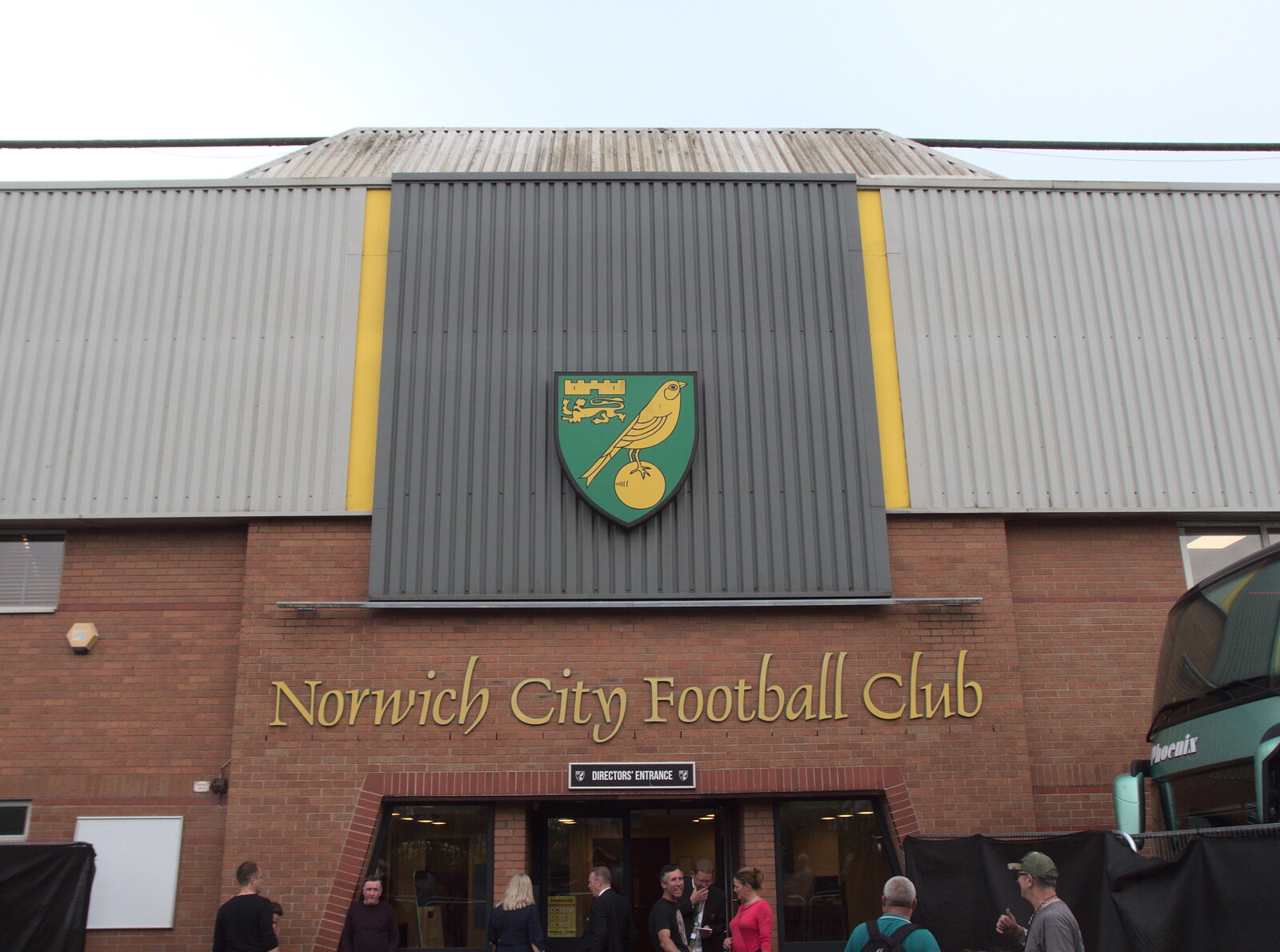 The Killers at Carrow Road, Norwich, Norfolk - 9th June 2022: Outside Norwich City football club