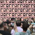 Thousands of mobiles wave around getting photos, The Killers at Carrow Road, Norwich, Norfolk - 9th June 2022