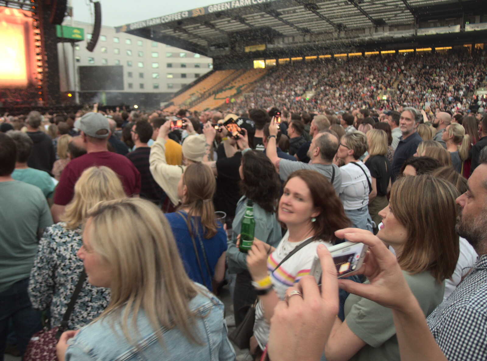 The Killers at Carrow Road, Norwich, Norfolk - 9th June 2022: Isobel in the crowd