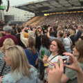 Isobel in the crowd, The Killers at Carrow Road, Norwich, Norfolk - 9th June 2022