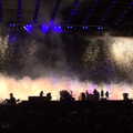 There's a wall of pyrotechnics, The Killers at Carrow Road, Norwich, Norfolk - 9th June 2022