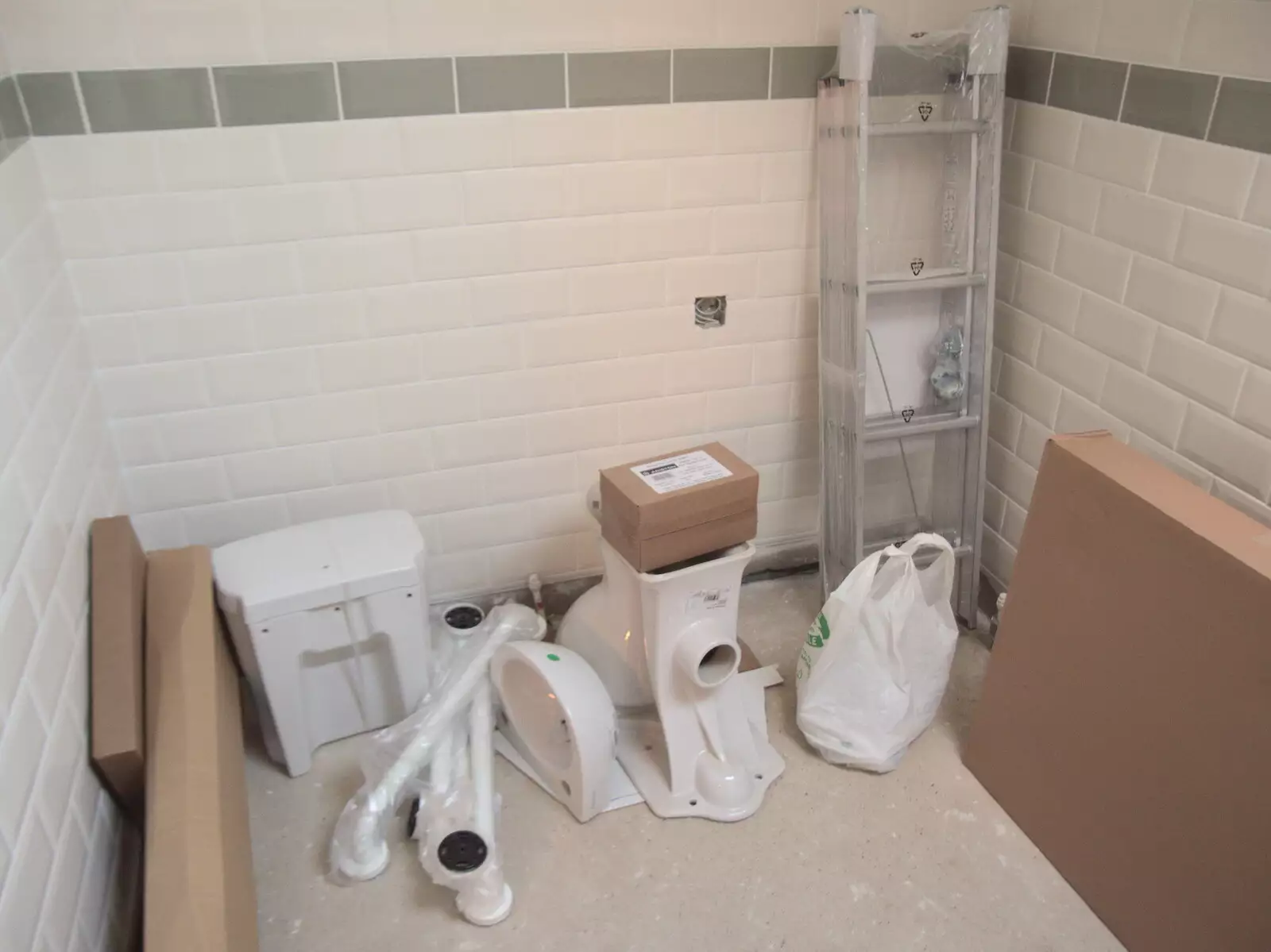 The village hall gets some fancy new disabled bogs, from Pizza at the Village Hall, Brome, Suffolk - 24th June 2022