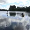 The boys out on the lake, Camping at the Lake, Weybread, Harleston - 25th June 2022