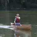 Nosher does some canoeing, Camping at the Lake, Weybread, Harleston - 25th June 2022