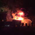 A Fire, a Fête, and a Scout Camp, Hallowtree, Suffolk - 30th June 2022, The fire threatens to take out the other shed too