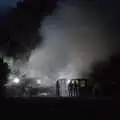 Firemen stand around, A Fire, a Fête, and a Scout Camp, Hallowtree, Suffolk - 30th June 2022