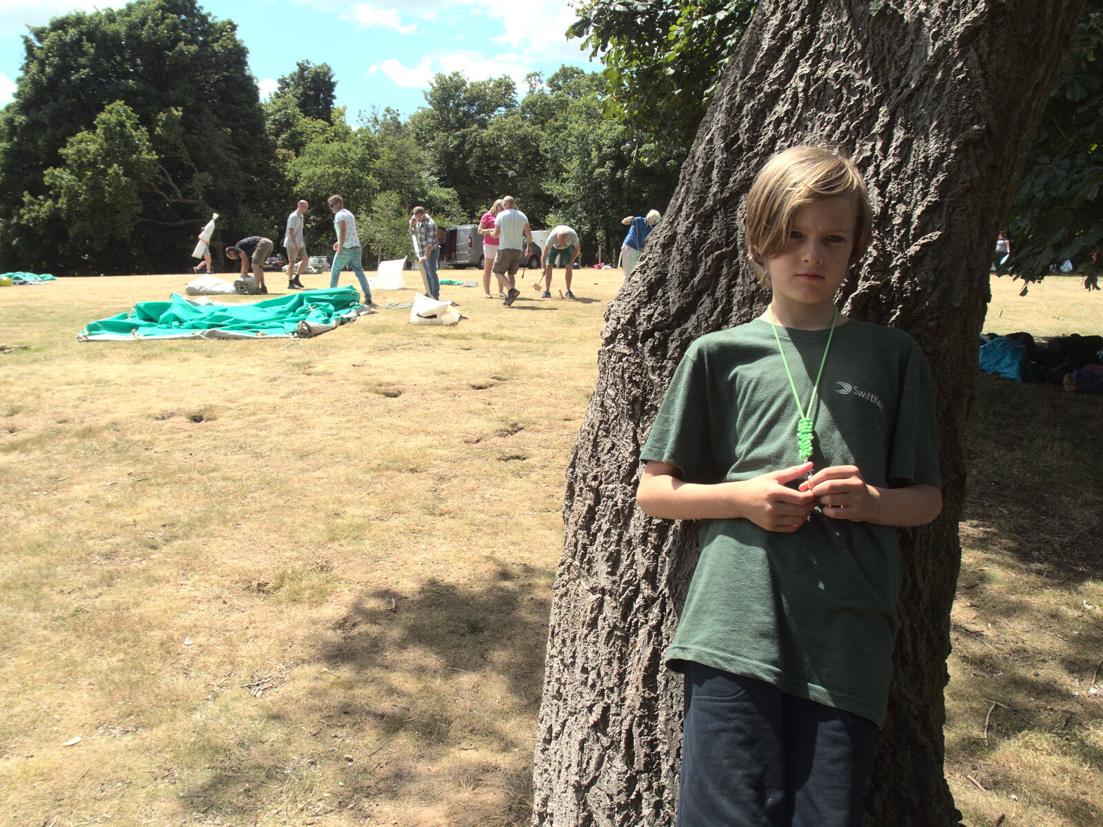 Harry hangs around from A Fire, a Fête, and a Scout Camp, Hallowtree, Suffolk - 30th June 2022