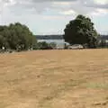 There's a nice view over the parched grass, A Fire, a Fête, and a Scout Camp, Hallowtree, Suffolk - 30th June 2022