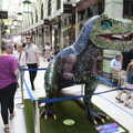 The Lord Mayor's Procession, Norwich, Norfolk - 2nd July 2022, There's a spangly dinosaur in Royal Arcade
