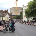 The Lord Mayor's Procession, Norwich, Norfolk - 2nd July 2022, The view up to the castle