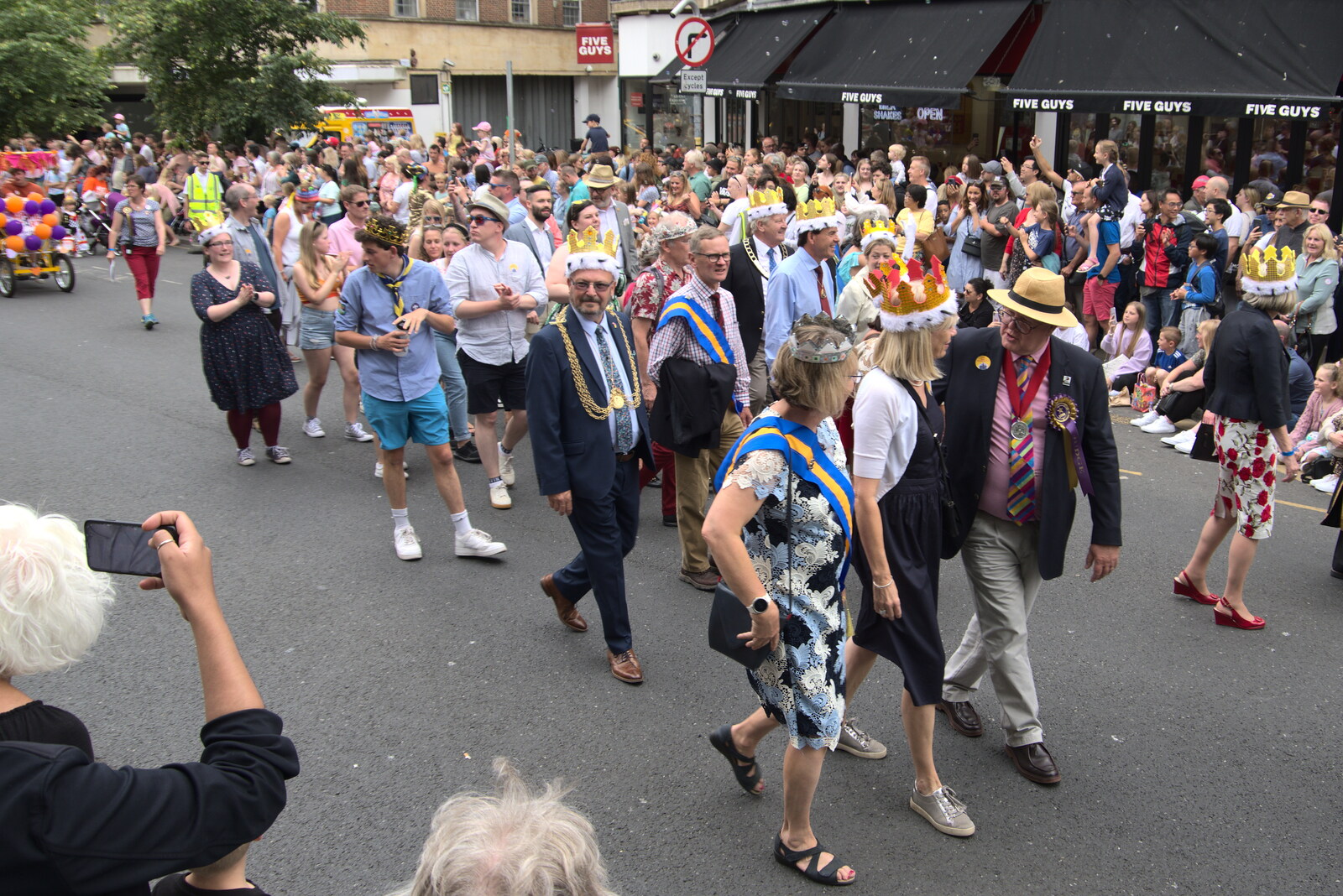 More dignitiaries in the parade from The Lord Mayor's Procession, Norwich, Norfolk - 2nd July 2022