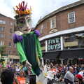 The Lord Mayor's Procession, Norwich, Norfolk - 2nd July 2022, A giant puppet float around