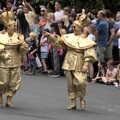 The Lord Mayor's Procession, Norwich, Norfolk - 2nd July 2022, All-gold costumes in the parade