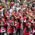 The Lord Mayor's Procession, Norwich, Norfolk - 2nd July 2022, Loads of tiny Queens of Hearts