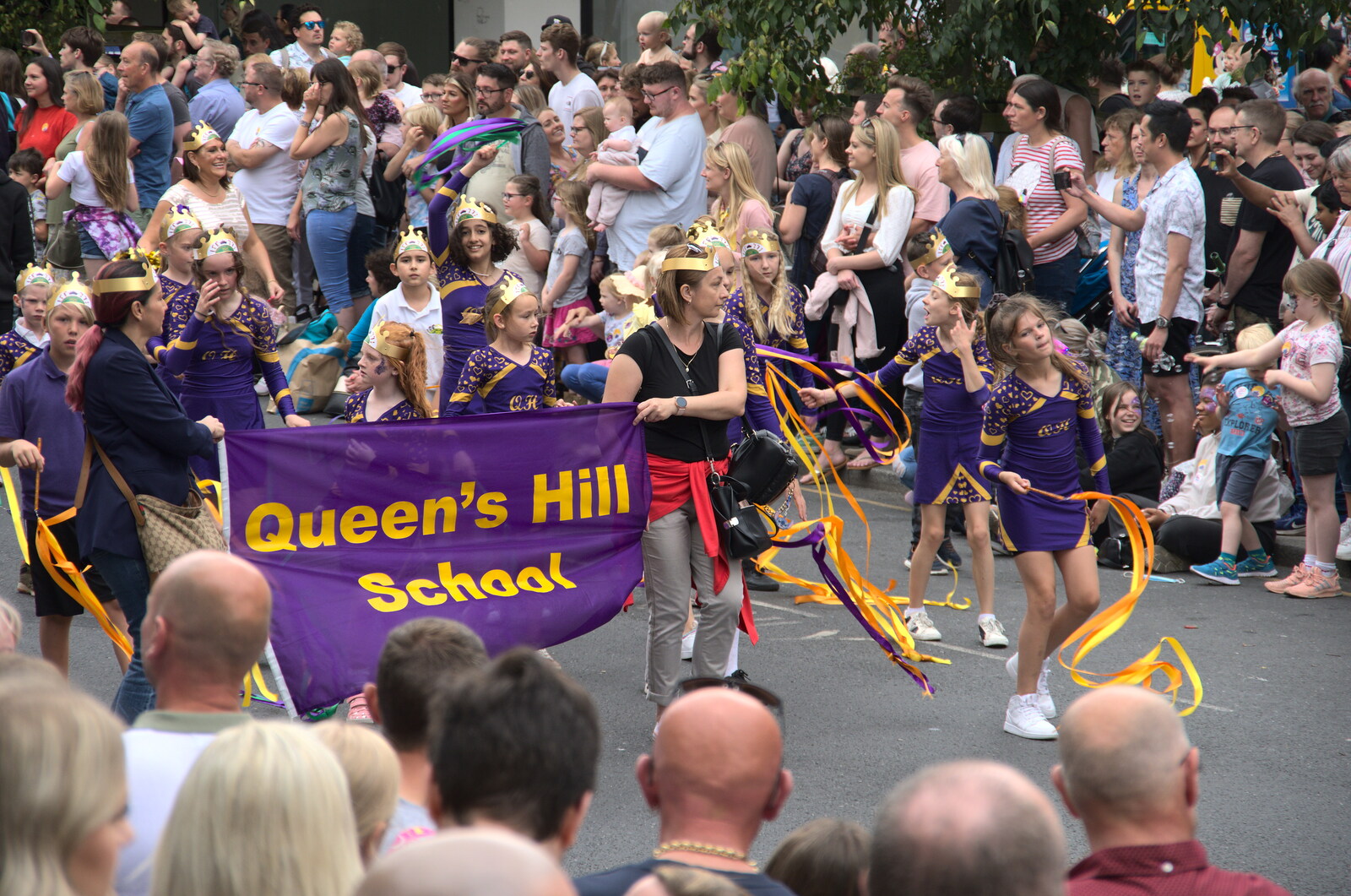 Another school dancing group from The Lord Mayor's Procession, Norwich, Norfolk - 2nd July 2022