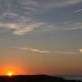 Camping in the Dunes, Waxham Sands, Norfolk - 9th July 2022, Sunset over Sea Palling