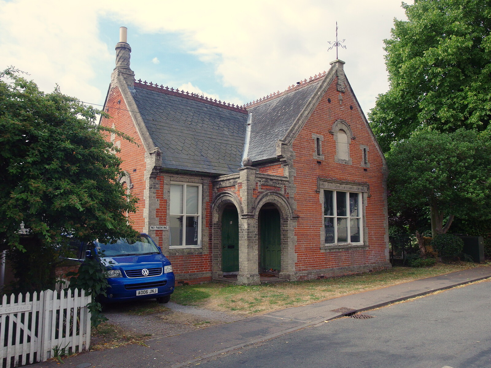 The old Reading Rooms in Walsham from A Ride to Walsham Le Willows, Suffolk - 15th July 2022