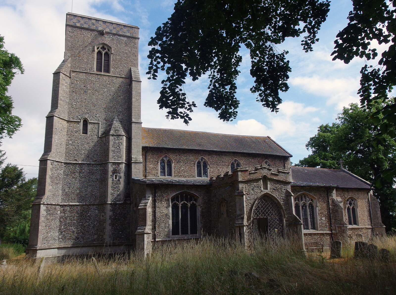 The church of St. Margaret in Westhorpe from A Ride to Walsham Le Willows, Suffolk - 15th July 2022