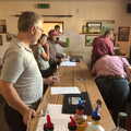The Denton Beer Festival and a Party, Brockdish, Norfolk - 16th July 2022, Marc gets a beer in