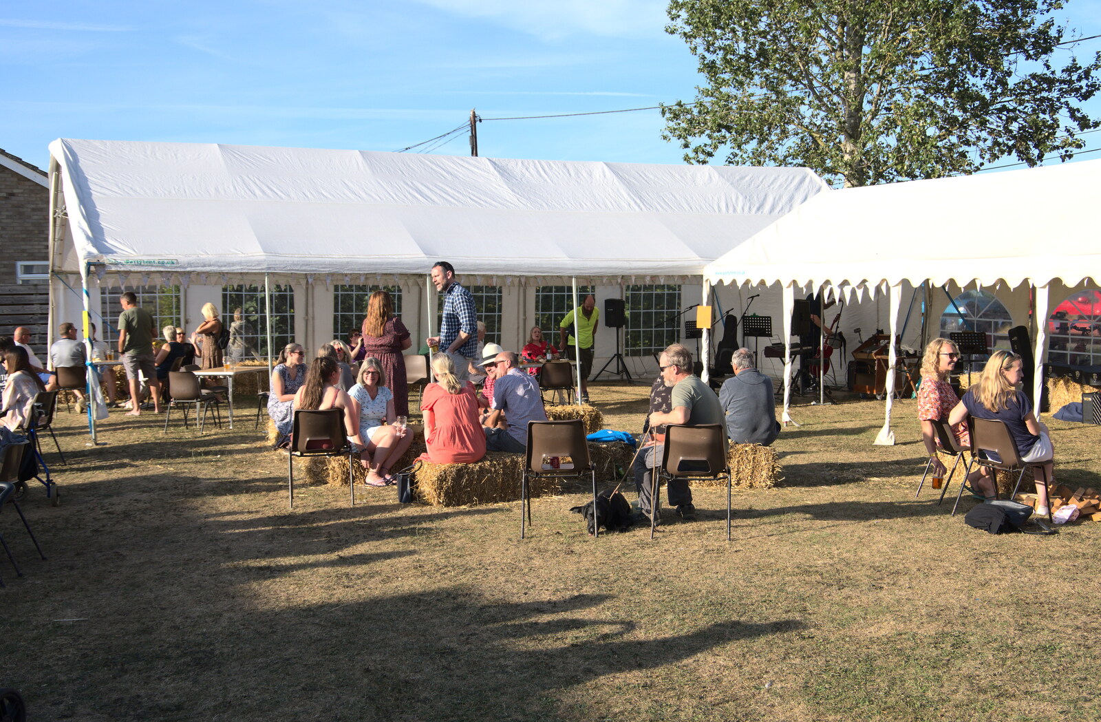 The Denton Beer Festival and a Party, Brockdish, Norfolk - 16th July 2022: The entertainments marquee