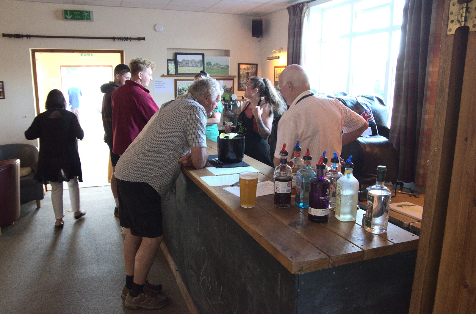 The Denton Beer Festival and a Party, Brockdish, Norfolk - 16th July 2022: The beer-fetival bar