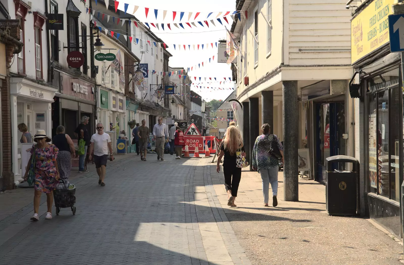 Mere Street is being dug up , from A July Miscellany, Diss, Eye and Norwich - 23rd July 2022