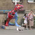 A dinosaur outside City Hall, A July Miscellany, Diss, Eye and Norwich - 23rd July 2022