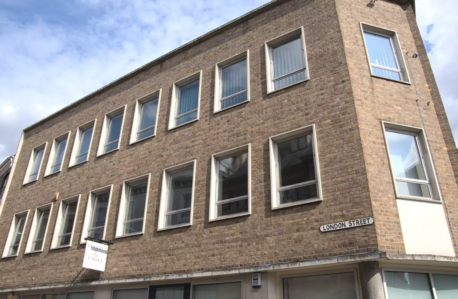 A 1950s office block on London Street, from A July Miscellany, Diss, Eye and Norwich - 23rd July 2022