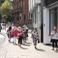 A July Miscellany, Diss, Eye and Norwich - 23rd July 2022, A Hen Party makes its way up Prince of Wales Road