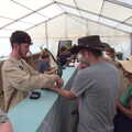 A Day at Latitude, Henham Park, Suffolk - 24th July 2022, Phil gets wristbanded