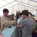 Phil gets wristbanded, A Day at Latitude, Henham Park, Suffolk - 24th July 2022